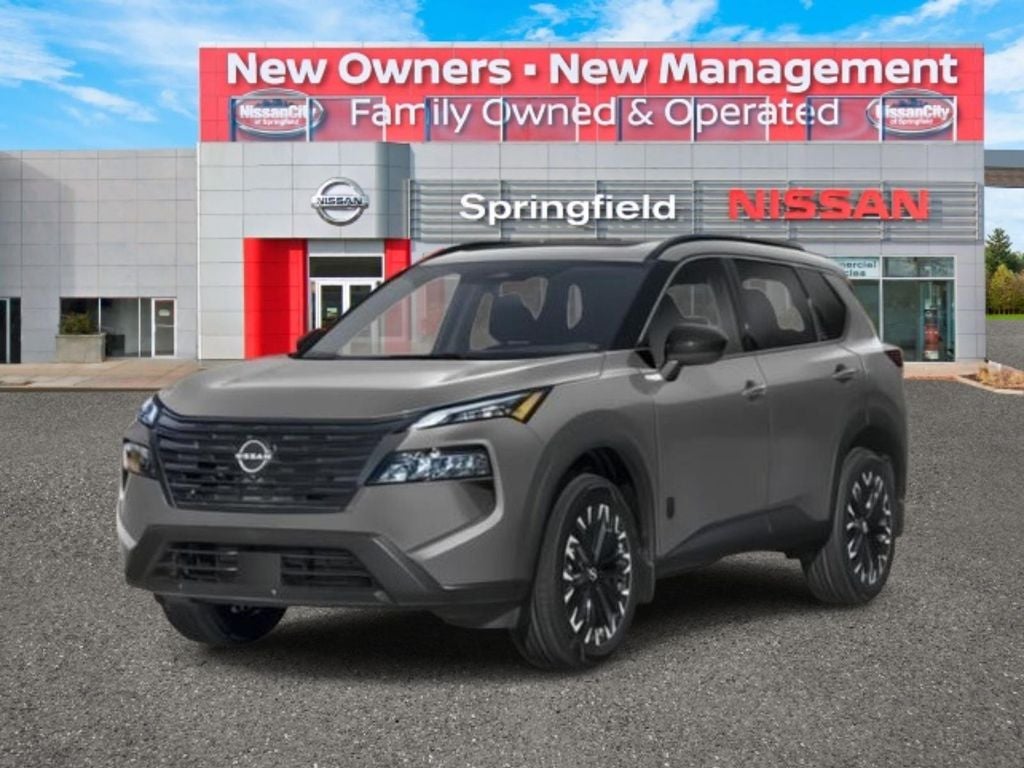 2026 Nissan Rogue Dark Armor™ in Gun Metallic — front three-quarter view