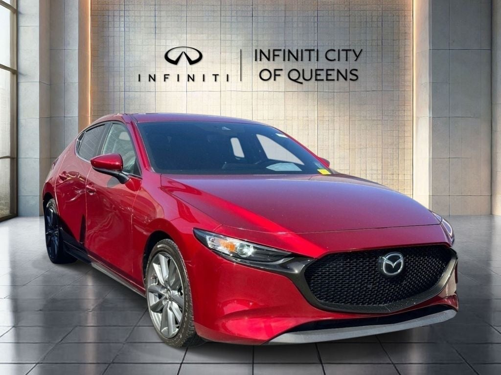 2020 Mazda Mazda3 Preferred in Soul Red Crystal Metallic — front three-quarter view