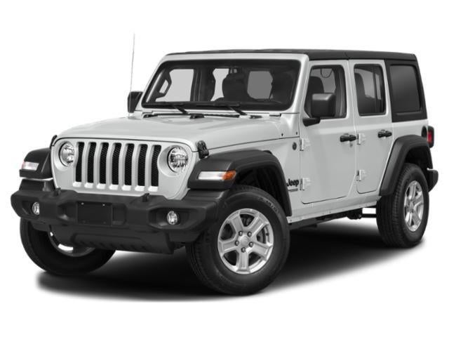 2023 Jeep Wrangler 4-Door Sport S 4x4 in Bright White Clearcoat — front three-quarter view