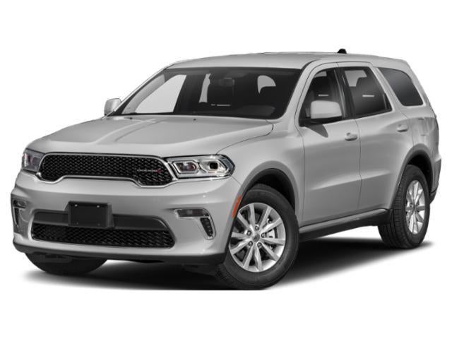 2023 Dodge Durango GT Plus AWD in Destroyer Gray Clearcoat — front three-quarter view